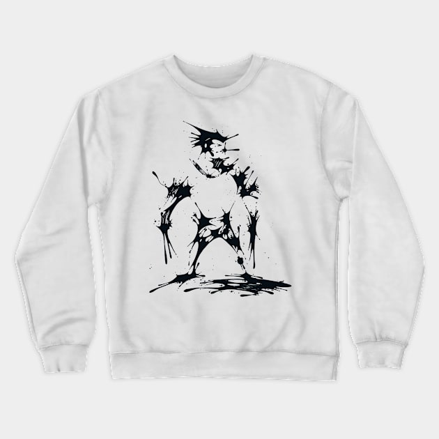 Splaaash Series - Claws Ink Crewneck Sweatshirt by Dagui